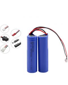 2S1P 7.4V Split 18650 Max 3200MAH Rechargeable Battery Pack For Radios, Amplifiers