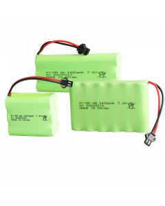 6Pcs NI-MH 7.2V 2400mAh AA Rechargeable Remote Control Toy Accessories Ni-MH Battery
