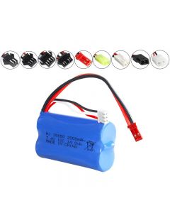 7.4V 18650 2000mAh 15C 14.8wh Lithium Battery Pack For Remote control toy off-road vehicle