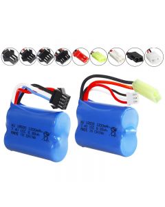 7.4V 1200mAh lithium battery pack 15C rate 18500 remote control aircraft remote control ship battery