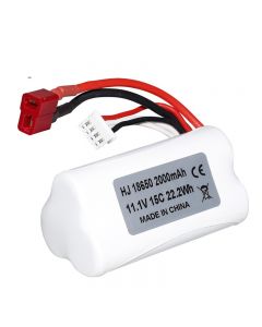 18650 lithium battery pack 11.1V 2000mAh 15C high-speed speedboat remote control boat battery