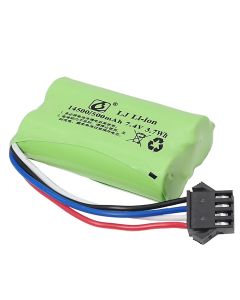 7.4v 500mAh 14500 SM4P lithium battery toy battery accessories 2pcs