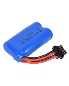 6.4v 500mAh 14500 SM4P Lithium Battery For Weili 6-wheel off-road remote control car toy