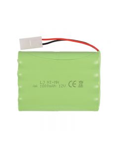 12V 1800mAh AA Ni-MH Rechargeable Battery Pack For RC Car Tank Electric Toy
